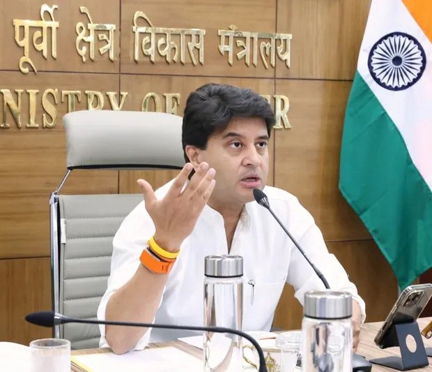 Scindia Embarks on Three-Day Nagaland Visit, Emphasises Northeast Development