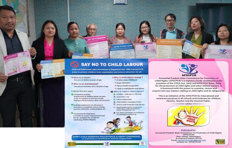 Arunachal Minister Unveils Child Rights Pamphlets to Strengthen Awareness