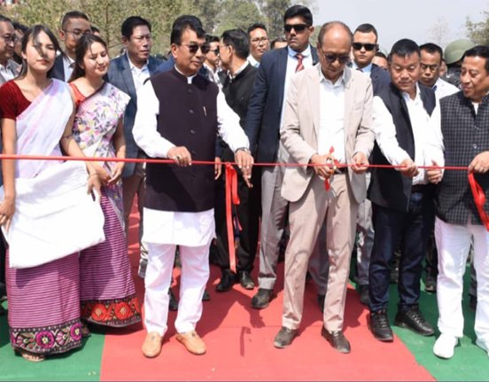 Manipur CM Unveils Bridge, School Facilities; Launches Road Upgrade