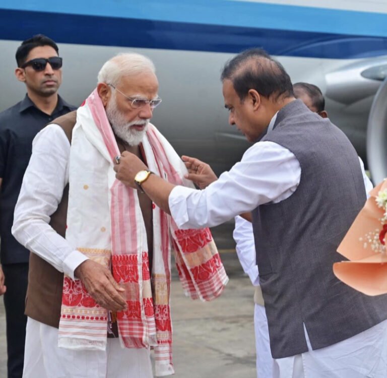 Modi Begins Two-Day Assam Visit, Development Projects on Agenda