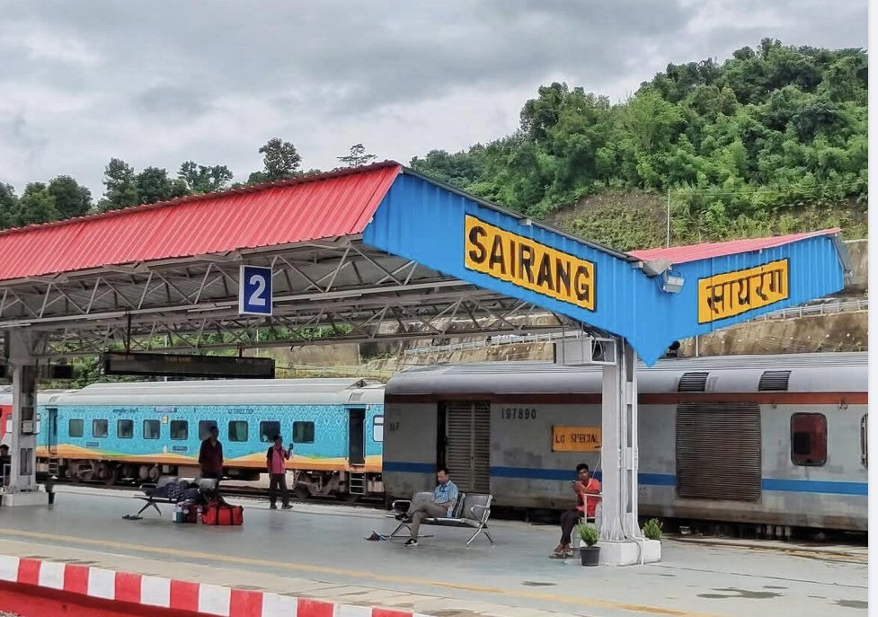 Heavy Showers Disrupts Services on Mizoram’s New Railway Line
